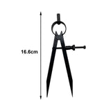 Maxbell Metal Wing Divider Scriber Spacing Compass for Marking Drafting Metalworking 5 Inch