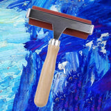 Maxbell Maxbell Rubber Roller Print Roller Oil Painting Tool with Comfort Grip Brayer Roller 4inch