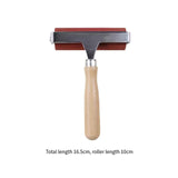 Maxbell Maxbell Rubber Roller Print Roller Oil Painting Tool with Comfort Grip Brayer Roller 4inch