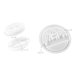 Maxbell Maxbell 2x Silicone Mould W/ Base Candle Mould House Shape Mould