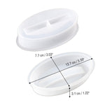 Maxbell Maxbell 2x Silicone Mould W/ Base Candle Mould House Shape Mould