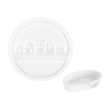 Maxbell Maxbell 2x Silicone Mould W/ Base Candle Mould House Shape Mould