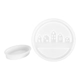 Maxbell Maxbell 2x Silicone Mould W/ Base Candle Mould House Shape Mould