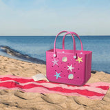 Maxbell 4x6x Beach Tote Accessories Charms Fashion Adorable Hole Bag Buckle Accessories Style B