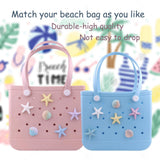 Maxbell 2x6x Beach Tote Accessories Charms Fashion Adorable Hole Bag Buckle Accessories Style B