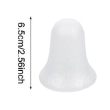 Maxbell 50 Pieces Christmas Bubble Bells Decor DIY Crafts for Party Festival Holiday 6.5cm