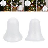 Maxbell 50 Pieces Christmas Bubble Bells Decor DIY Crafts for Party Festival Holiday 6.5cm