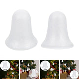 Maxbell 50 Pieces Christmas Bubble Bells Decor DIY Crafts for Party Festival Holiday 6.5cm