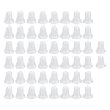 Maxbell 50 Pieces Christmas Bubble Bells Decor DIY Crafts for Party Festival Holiday 6.5cm