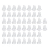 Maxbell 50 Pieces Christmas Bubble Bells Decor DIY Crafts for Party Festival Holiday 6.5cm