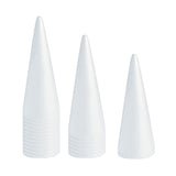 Maxbell 16x Craft Foam Cones Project Foam Tree Cones for Painting Wedding Xmas Trees