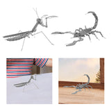Maxbell 3D Metal Puzzle Assembly Building Kits for Collections Office Birthday Gifts Praying Mantis