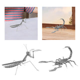 Maxbell 3D Metal Puzzle Assembly Building Kits for Collections Office Birthday Gifts Praying Mantis
