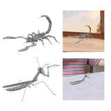 Maxbell 3D Metal Puzzle Assembly Building Kits for Collections Office Birthday Gifts Praying Mantis
