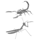 Maxbell 3D Metal Puzzle Assembly Building Kits for Collections Office Birthday Gifts Praying Mantis