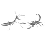 Maxbell 3D Metal Puzzle Assembly Building Kits for Collections Office Birthday Gifts Praying Mantis
