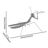 Maxbell 3D Metal Puzzle Assembly Building Kits for Collections Office Birthday Gifts Praying Mantis