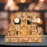 Maxbell Halloween DIY Puzzle House Creative DIY Model Building Kits for Holiday Gift