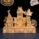 Maxbell Halloween DIY Puzzle House Creative DIY Model Building Kits for Holiday Gift