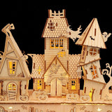 Maxbell Halloween DIY Puzzle House Creative DIY Model Building Kits for Holiday Gift