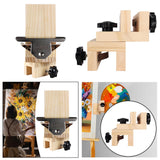 Maxbell Painting Easel Clamp Wooden Sturdy Painting Copy Clip for Painting Men Women Painting Copy Clip