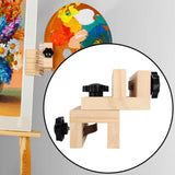 Maxbell Painting Easel Clamp Wooden Sturdy Painting Copy Clip for Painting Men Women Palette Clip