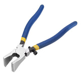 Maxbell Glass Pliers Glass Running Pliers for Mosaics Breaking Stained Glass Work with Flat Jaws