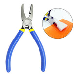 Maxbell Glass Pliers Glass Running Pliers for Mosaics Breaking Stained Glass Work Glass Trimming Plier