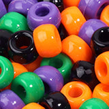 100Pcs Pony Beads Handmade Spacer Beads for Charms Key Chains Jewelry Making