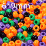 100Pcs Pony Beads Handmade Spacer Beads for Charms Key Chains Jewelry Making