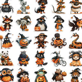 Maxbell Halloween Stickers Decor Label Pumpkin Stickers for Club Festivals Scrapbook