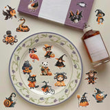 Maxbell Halloween Stickers Decor Label Pumpkin Stickers for Club Festivals Scrapbook