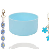 Cup Accessory Set Cute Keychain Charms for Outdoor Activities Travel Handbag Blue