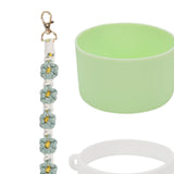 Cup Accessory Set Cute Keychain Charms for Outdoor Activities Travel Handbag Green