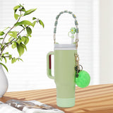 Cup Accessory Set Cute Keychain Charms for Outdoor Activities Travel Handbag Green