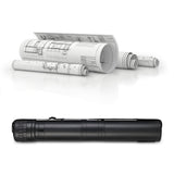 Maxbell Expandable Poster Tube Round Carrying Tube with Strap Expand from 17” to 29” Black
