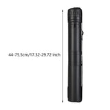 Maxbell Expandable Poster Tube Round Carrying Tube with Strap Expand from 17” to 29” Black