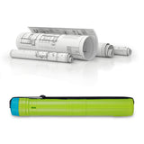 Maxbell Expandable Poster Tube Round Carrying Tube with Strap Expand from 17” to 29” Green