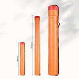 Maxbell Expandable Poster Tube Round Carrying Tube with Strap Expand from 17” to 29” Orange