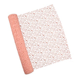 Maxbell Jacquard Net Mesh Flower Wrapping Paper for Valentine's Day Wedding Birthday Champagne