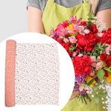 Maxbell Jacquard Net Mesh Flower Wrapping Paper for Valentine's Day Wedding Birthday Champagne