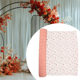 Maxbell Jacquard Net Mesh Flower Wrapping Paper for Valentine's Day Wedding Birthday Champagne