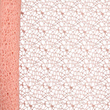 Maxbell Jacquard Net Mesh Flower Wrapping Paper for Valentine's Day Wedding Birthday Champagne
