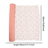 Maxbell Jacquard Net Mesh Flower Wrapping Paper for Valentine's Day Wedding Birthday Champagne