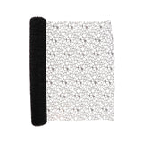 Maxbell Jacquard Net Mesh Flower Wrapping Paper for Valentine's Day Wedding Birthday Black