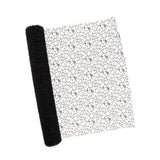 Maxbell Jacquard Net Mesh Flower Wrapping Paper for Valentine's Day Wedding Birthday Black