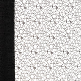 Maxbell Jacquard Net Mesh Flower Wrapping Paper for Valentine's Day Wedding Birthday Black