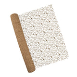 Maxbell Jacquard Net Mesh Ornament Floral Wrapper for Valentine's Day Gifts Birthday Coffee Color