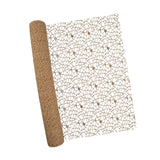 Maxbell Jacquard Net Mesh Ornament Floral Wrapper for Valentine's Day Gifts Birthday Coffee Color