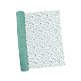 Maxbell Jacquard Net Mesh Ornament Floral Wrapper for Valentine's Day Gifts Birthday Green